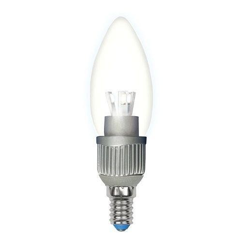 Лампа светодиодная Uniel E14 3W 4500K прозрачная Led-C37P-3W/NW/E14/CL ALS01SL 06911 