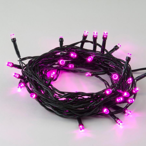 Светодиодная гирлянда Uniel 220V розовый ULD-S0500-050/DGA Pink IP20 UL-00007306 
