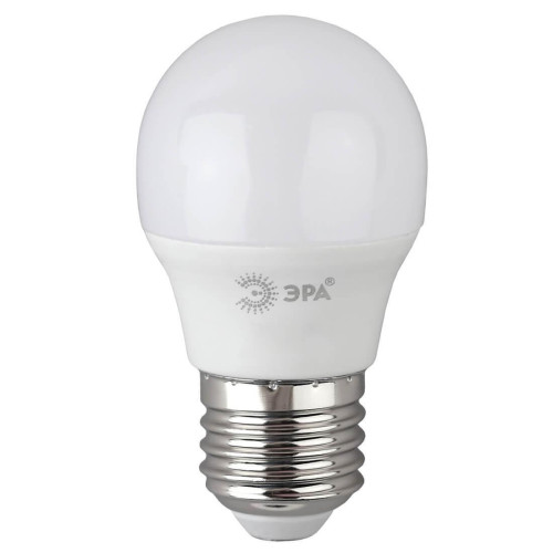 Лампа светодиодная ЭРА E27 8W 6500K матовая P45-8W-865-E27 R Б0045359 