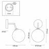 Бра Lumion Estelle 5225/1W - Бра Lumion Estelle 5225/1W