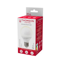  - Лампа светодиодная Thomson E27 10W 3000K шар матовая TH-B2041