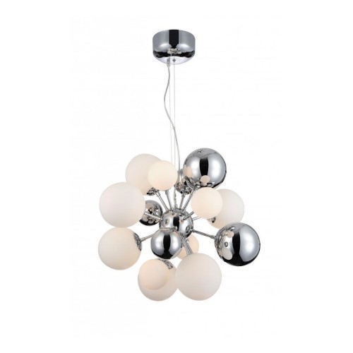 Подвесная люстра Lumina Deco Galaksida LDP 8565-10/16 CHR+GY 