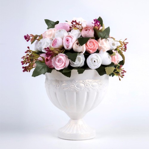 Ваза FLOWERY FL.034.WH.P DG 