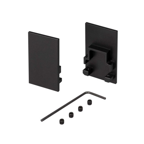 Заглушка SL-COMFORT-2542 BLACK глухая (Arlight, Металл) Пара заглушек (без отверстия) для профиля SL-COMFORT-2542 BLACK. В комплекте 2 заглушки, 4 винта, шестигранный ключ. Цена за комплект.