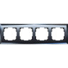 Рамка на 4 поста Werkel Diamant черный W0041208 4690389158841 - Рамка на 4 поста Werkel Diamant черный W0041208 4690389158841