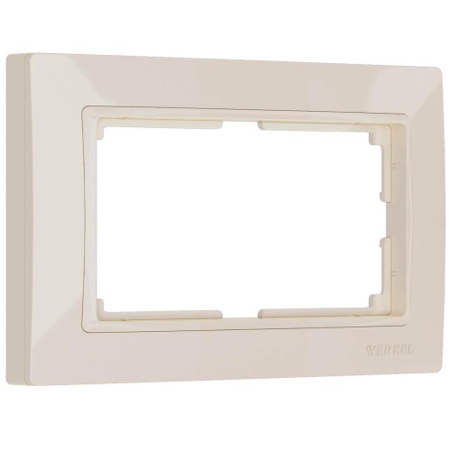 Рамка для двойной розетки Werkel Snabb basic слоновая кость W0082003 4690389161506 