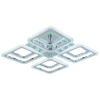  - Потолочная светодиодная люстра Profit Light 8087/4+4 CHR C