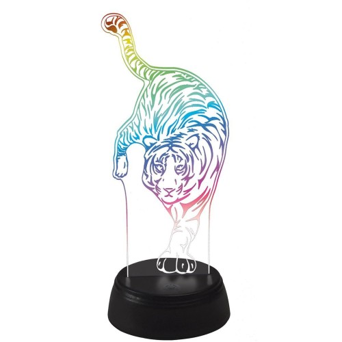 Светодиодная фигура Uniel ULI-M506 RGB/3AA Tiger/Black UL-00008401 