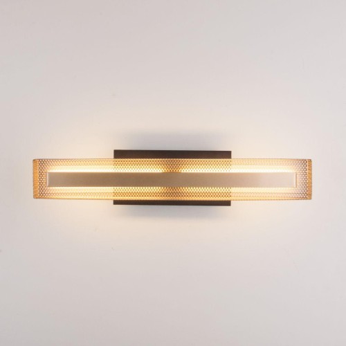 Бра Elektrostandard Lattice 40003/LED черный/золото 4690389179501 