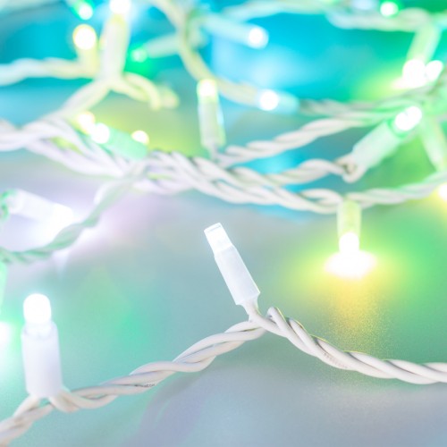 Светодиодная гирлянда ARD-STRING-PRO-10000-WHITE-95LED-LIVE RGBW-DMX (24V, 10W) (Ardecoled, IP65) Светодиодная гирлянда НИТЬ серии PRO. Размер 10000 мм. Цвет светодиодов RGBW, режим динамических эффектов, управление по протоколу DMX512. Провод из белого каучука, диаметр 3.3 мм. 95 светодиодов размером 7 мм, прозрачный вогнутый колпачок. Напряжение питания 24 В, потребляемая мощность 10 Вт, степень пылевлагозащиты IP65. Для эксплуатации и выбора динамического режима необходимо приобрести контроллер и DMX512 декодер (см. совместимые). Актуальная схема подключения в паспорте изделия.