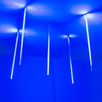  - Светодиодная гирлянда ARD-ICEFALL-CLASSIC-D12-500-5PCS-CLEAR-72LED-LIVE BLUE (230V, 6W) (Ardecoled, IP65)