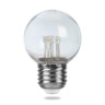 Лампа светодиодная Feron E27 1W 2700K прозрачная LB-378 41918 - Лампа светодиодная Feron E27 1W 2700K прозрачная LB-378 41918