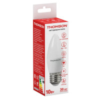  - Лампа светодиодная Thomson E27 10W 4000K свеча матовая TH-B2024