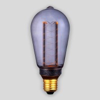  - Лампа светодиодная Hiper E27 4W 1800K дымчатая HL-2227