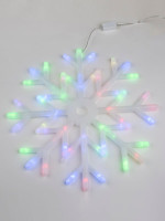 - Подвесной светодиодный светильник «Снежинка» Uniel ULD-H4040-048/DTA RGB IP20 Snowflake UL-00007250