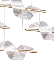  - Подвесная светодионая люстра Kink Light Илина 08042-4АS,33
