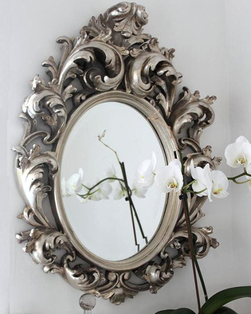 Зеркало &quot;Овьедо&quot; Florentine silver/19 