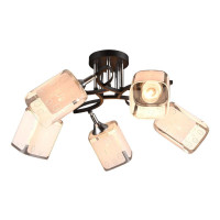  - Потолочная люстра IMEX MD.3499-5-S BK+CH