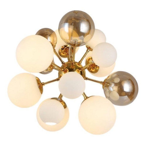 Подвесная люстра Lumina Deco Galaksida LDP 8565-10/16 GD+TEA 