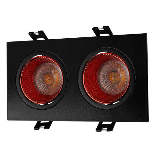 Встраиваемый светильник Denkirs DK3072-BK+RD 