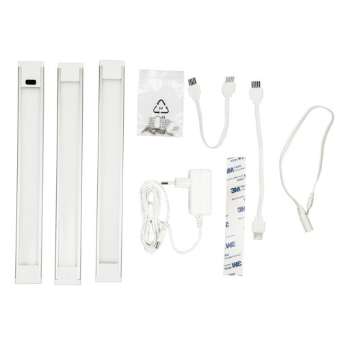 Мебельный светодиодный светильник Uniel ULM-F44-3X3W/4500K/Dim Sensor IP20 Silver UL-00008279 