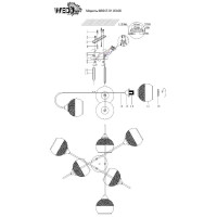  - Потолочная люстра Wedo Light Regin 66647.01.03.06