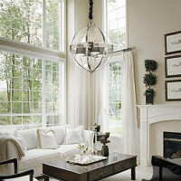  - Подвесной светильник Ideal Lux World SP4 Cromo 156347