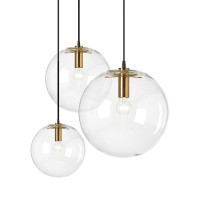  - Подвесной светильник Ball 20 gold/clear