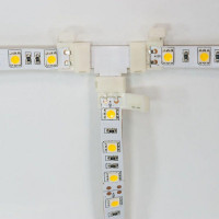  - Коннектор T-образный для светодиодной ленты 5050SMD RGB 12V Feron (10 шт) LD189 23136