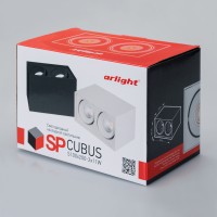  - Светильник SP-CUBUS-S100x200-2x11W Day4000 (BK, 40 deg, 230V) (Arlight, IP20 Металл, 3 года)
