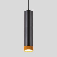 Подвесной светодиодный светильник Eurosvet Tony 50164/1 LED черный/золото