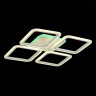 Потолочная светодиодная люстра Evoled Qutro SLE200452-04RGB - Потолочная светодиодная люстра Evoled Qutro SLE200452-04RGB