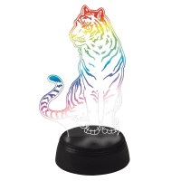  - Светодиодная фигура Uniel ULI-M507 RGB/3AA Tiger/Black UL-00008402