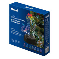  - Светодиодная фигура Uniel ULI-M507 RGB/3AA Tiger/Black UL-00008402
