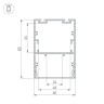 Профиль ARH-LINE-6085-3000 ANOD (Arlight, Алюминий) - Профиль ARH-LINE-6085-3000 ANOD (Arlight, Алюминий)