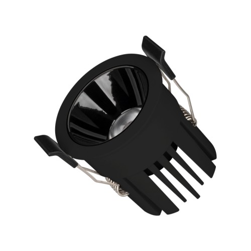 Светильник MS-ATLAS-BUILT-R58-10W Warm3000 (BK-BK, 35 deg, 230V) (Arlight, IP20 Металл, 5 лет) Встраиваемый светильник даунлайт. Мощность 10 Вт, св. поток 865 лм, 87 лм/Вт, теплый 3000 K, CRI>90, UGR