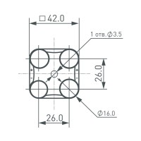  - Модуль герметичный ARL-BEST2835-4-2W-12V Cool 160deg (Arlight, Закрытый)