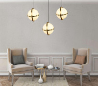  - Подвесной светильник Lumina Deco Signia LDP 6833-250 WT+GD