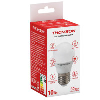  - Лампа светодиодная Thomson E27 10W 4000K шар матовая TH-B2042