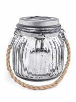  - Светильник на солнечных батареях Uniel Modern USL-M-211/GN120 Silver Jar UL-00003209