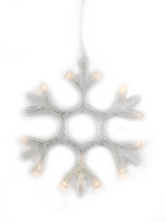  - Подвесной светодиодный светильник «Снежинка» Uniel ULD-H1819-012/STA/3AAA Warm White IP20 Snowflake UL-00007251