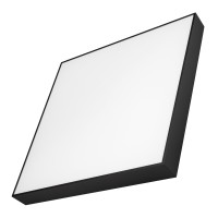  - Светильник IM-QUADRO-EMERGENCY-3H-S600x600-64W Warm3000 (BK, 120 deg, 230V) (Arlight, IP40 Металл, 2 года)