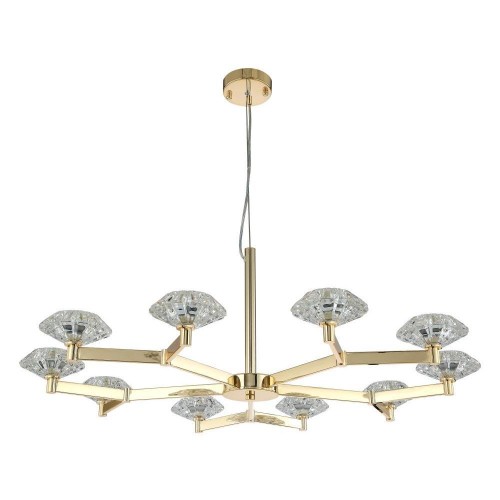 Подвесная люстра Crystal Lux Rebeca SP10 Gold 