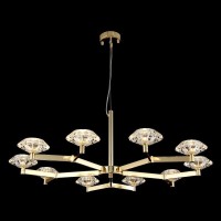  - Подвесная люстра Crystal Lux Rebeca SP10 Gold