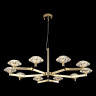 Подвесная люстра Crystal Lux Rebeca SP10 Gold - Подвесная люстра Crystal Lux Rebeca SP10 Gold
