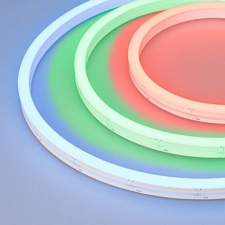 Лента герметичная MOONLIGHT-SIDE-GM192-12x17mm 24V RGBW-Day (14.4 W/m, IP67, 5m, wire x2) (Arlight, Вывод боковой, 3 года) 