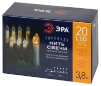  - Светодиодная гирлянда ЭРА нить Свечи 220V динамичный теплый белый свет ЕGNIG - CAN Б0055996