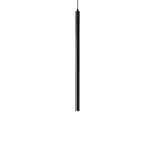 Подвесной светодиодный светильник Ideal Lux Ultrathin D040 Round Nero 156699 