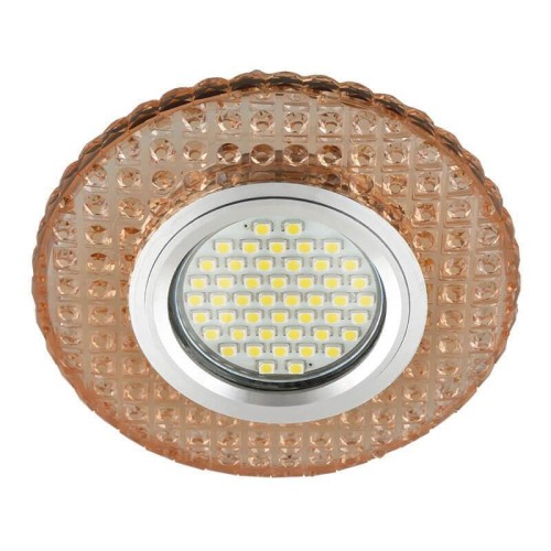 Встраиваемый светильник Fametto Luciole DLS-L143 Gu5.3 Glassy/Light Tea 