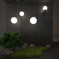  - Уличный подвесной светильник Elektrostandard Sfera 35158/U черный 4690389187889